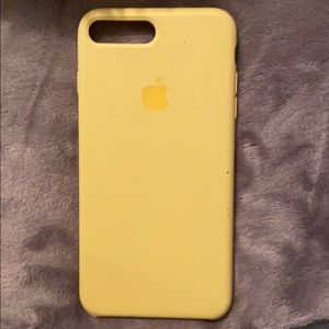 Yellow iphone 7 or 8 plus case